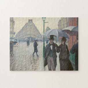 Paris Street; Rainy Day by Caillebotte Jigsaw Puzzle