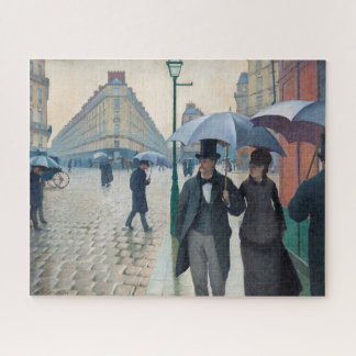 Paris Street;Rainy Day by Gustave Caillebot Puzzle