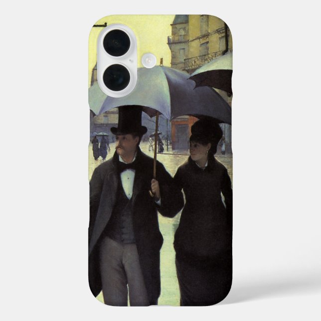 Paris Street Rainy Day by Gustave Caillebotte Case-Mate iPhone Case (Back)