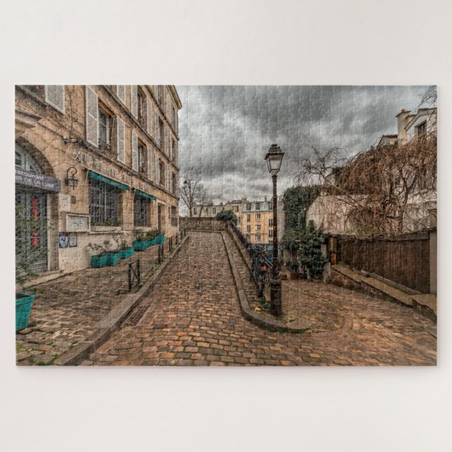 Paris Street scene Jigsaw Puzzle (Horizontal)