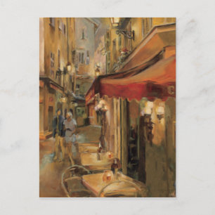 Paris Street Scene Postcard
