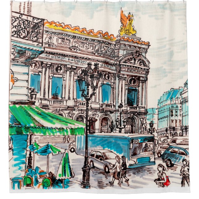  Paris street view of the theatre Wicked cafe (Front)