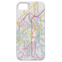 Paris Subway Map - iPhone Cover 5