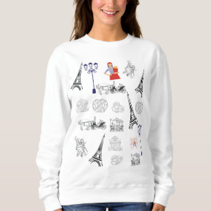Paris Sweat - shirt à capuche esthétique