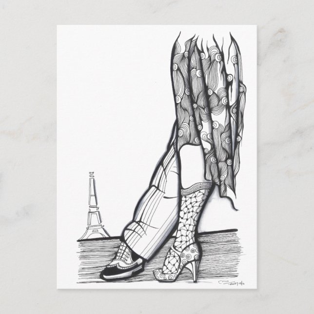 Paris Tango Postcard (Front)