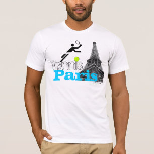 Paris Tennis French Open Eiffel T-Shirt