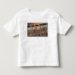 Paris, TexasLarge Letter ScenesParis, TX Toddler T-shirt