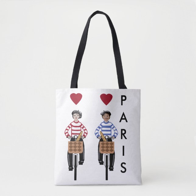Paris the city of love tote bag (Front)