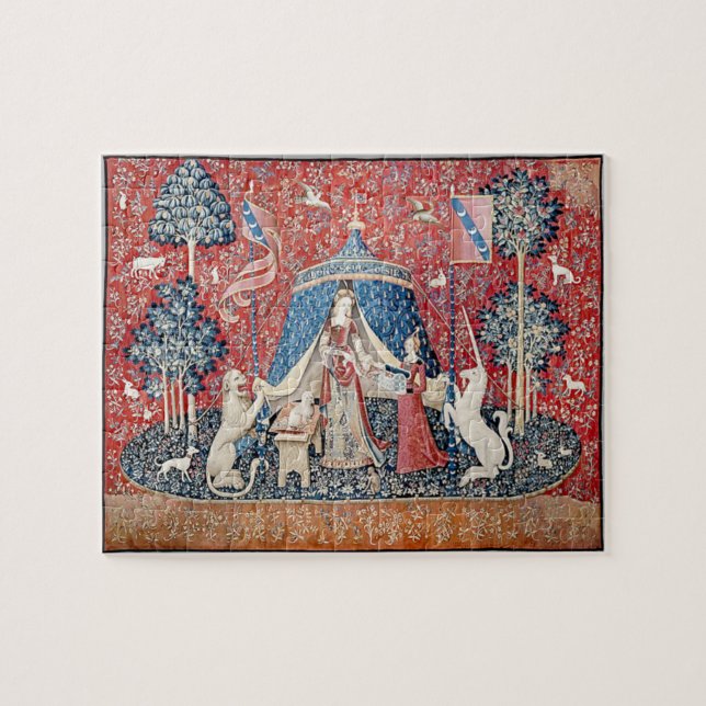 Paris The Lady and the Unicorn Medieval Puzzle (Horizontal)