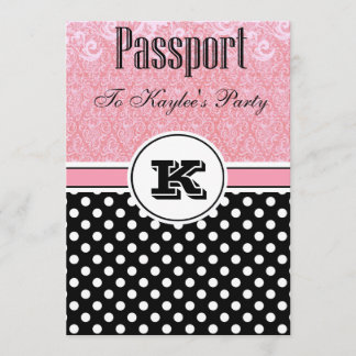 Paris Theme Invitations