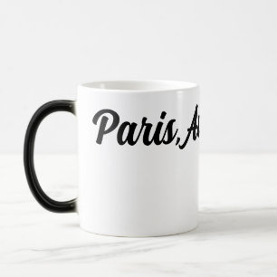 Paris-themed magic mug