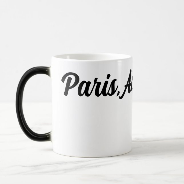 Paris-themed  magic mug (Left)