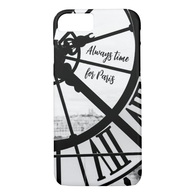Paris Themed Phone Case with Quote (Back)