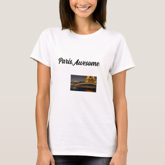 Paris Themed  T-Shirt (Front)