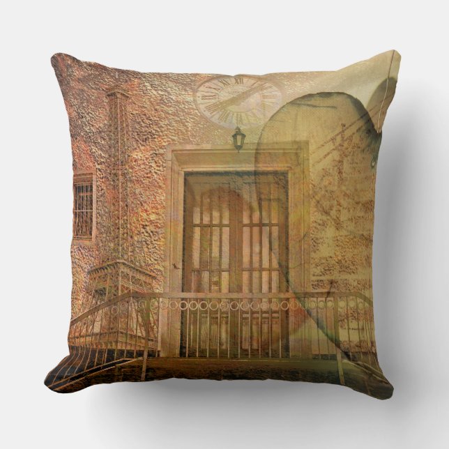Paris Throw Pillow (Front)