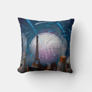 Paris Throw Pillow