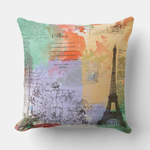 Paris Throw Pillow