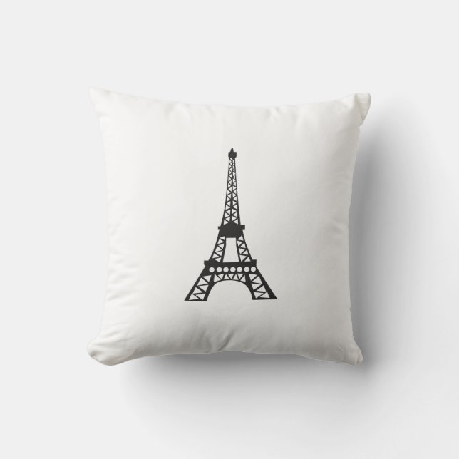 Paris Throw Pillow (Front)