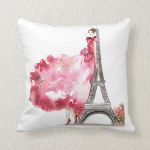 Paris Throw Pillow