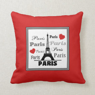Paris Throw Pillow