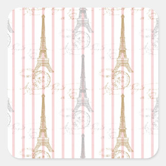 Paris Toujours Square Sticker