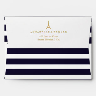 Paris Tour Eiffel Mariage Collection Enveloppe
