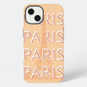 Paris, Travel Art, Pastel Travel Art iPhone 13 Case