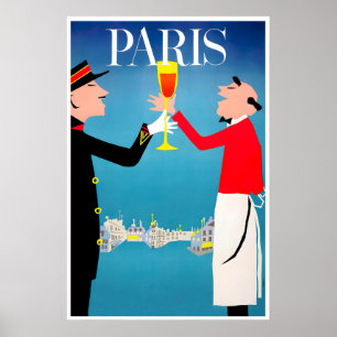 Paris Travel Art Wall Print French Poster Home