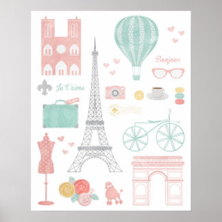 Paris Travel Poster
