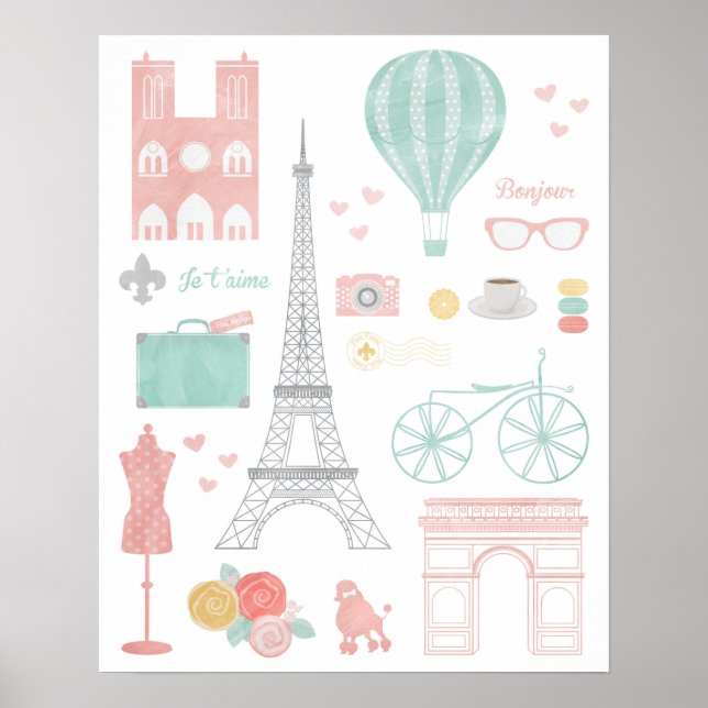 Paris Travel Poster (Front)