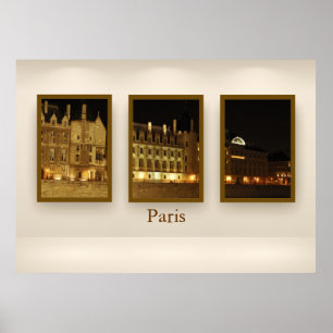 Paris triptych poster