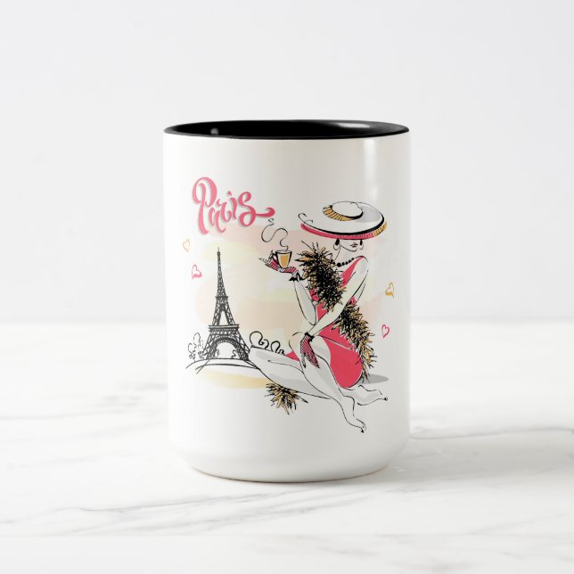 Paris Two-Tone Coffee Mug (Center)