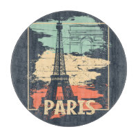 Paris typography: abstract Eiffel poster.