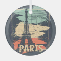 Paris typography: abstract Eiffel poster.