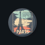 Paris typography: abstract Eiffel poster. Magnet<br><div class="desc">Paris poster abstract design. Typography for t-shirt print with Eiffel Tower.Vintage Illustration.
Paris poster chic typography! Eiffel Tower in Paris - très magnifique!
Mesmerizing mosaic pattern. Vibrant and captivating!
france, paris, shirt, decor, illustration, old, poster, background, paper, vintage, city, retro, stamp, grunge, typography, sign, europe, tourism, holidays, tower</div>