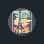Paris typography: abstract Eiffel poster. Magnet<br><div class="desc">Paris poster abstract design. Typography for t-shirt print with Eiffel Tower.Vintage Illustration.
Paris poster chic typography! Eiffel Tower in Paris - très magnifique!
Mesmerizing mosaic pattern. Vibrant and captivating!
france,  paris,  shirt,  decor,  illustration,  old,  poster,  background,  paper,  vintage,  city,  retro,  stamp,  grunge,  typography,  sign,  europe,  tourism,  holidays,  tower</div>