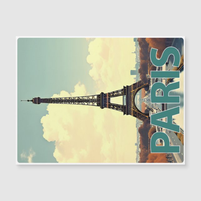 PARIS vintage. Eiffel Tower (Front)