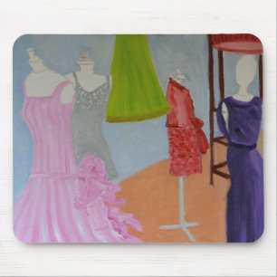 Paris Vintage Haute Couture Mouse Pad