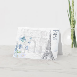 Paris Vintage Holiday Card