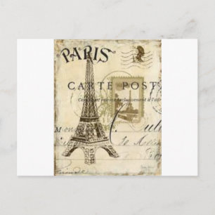 Paris Vintage Postcard