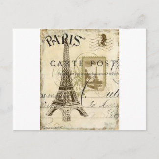 Paris Vintage Postcard