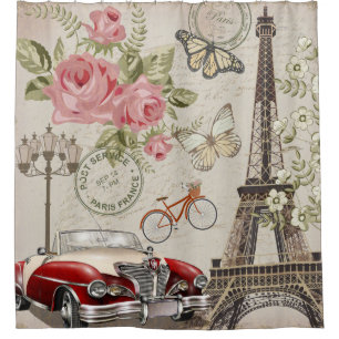 Paris vintage postcard.