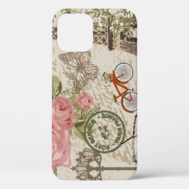 Paris Vintage: Postcard Style Case-Mate iPhone Case (Back)