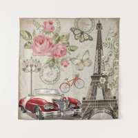 Paris vintage postcard.
