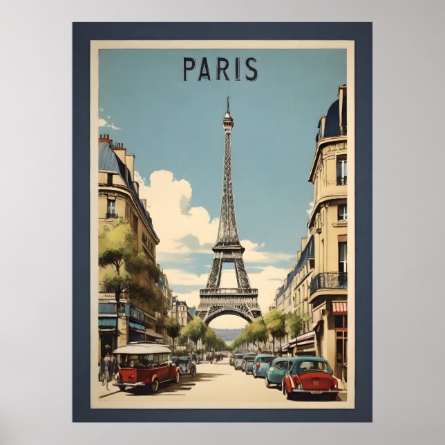 Paris vintage poster (Front)