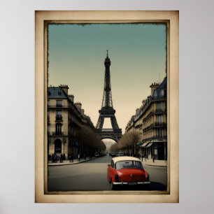 Paris vintage poster