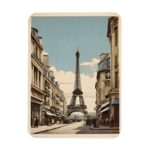 Paris vintage poster magnet
