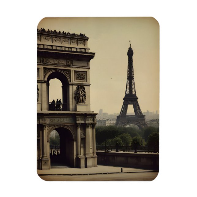 Paris vintage poster magnet (Vertical)