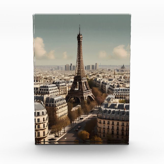 Paris vintage poster photo block (Front)