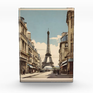 Paris vintage poster photo block